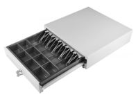 Lockable Manual Cash Drawer Under Counter Customized Steel Construction 410M
